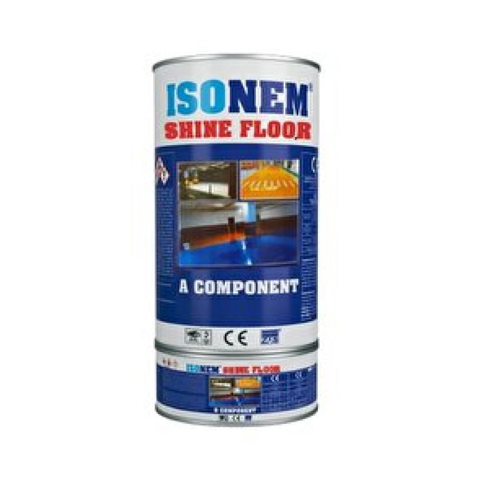 Isonem İsonem Shine Floor Solvent Bazlı Fayans Boyası 2.25 Kg Siyah İç Cephe Duvar Boyası Fiyatı