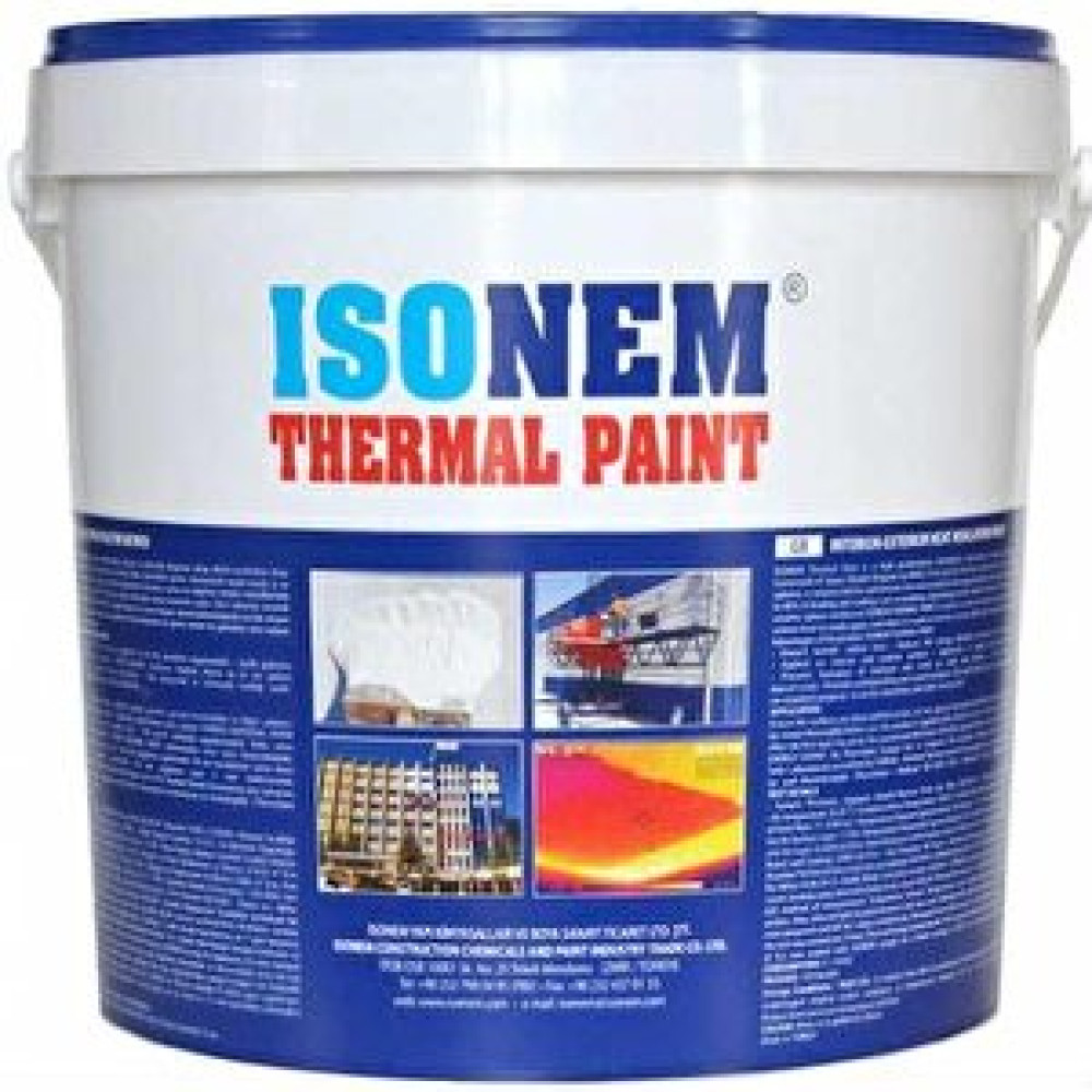 İsonem İsonem Thermal Paint Isı Yalıtım Boyası 18 Lt Beyaz Dış Cephe Yalıtım Malzemeleri Fiyatı