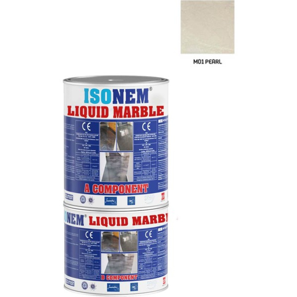 Isonem Liquid Marble Sıvı Mermer 2,5 kg M01 Pearl Akrilik Boya Fiyatı
