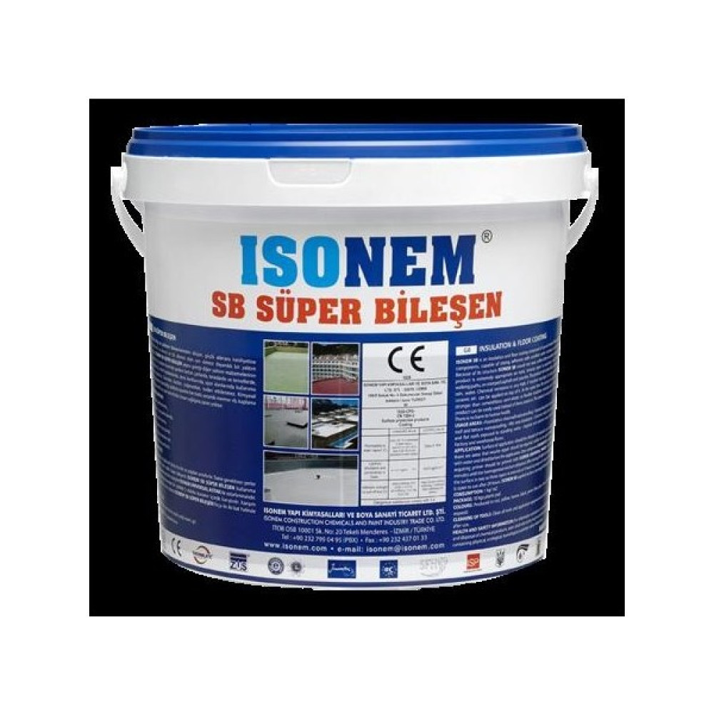 Isonem Sb Süper Bileşen Beyaz 5 kg - 1 Adet Dış Cephe Yalıtım Malzemeleri Fiyatı
