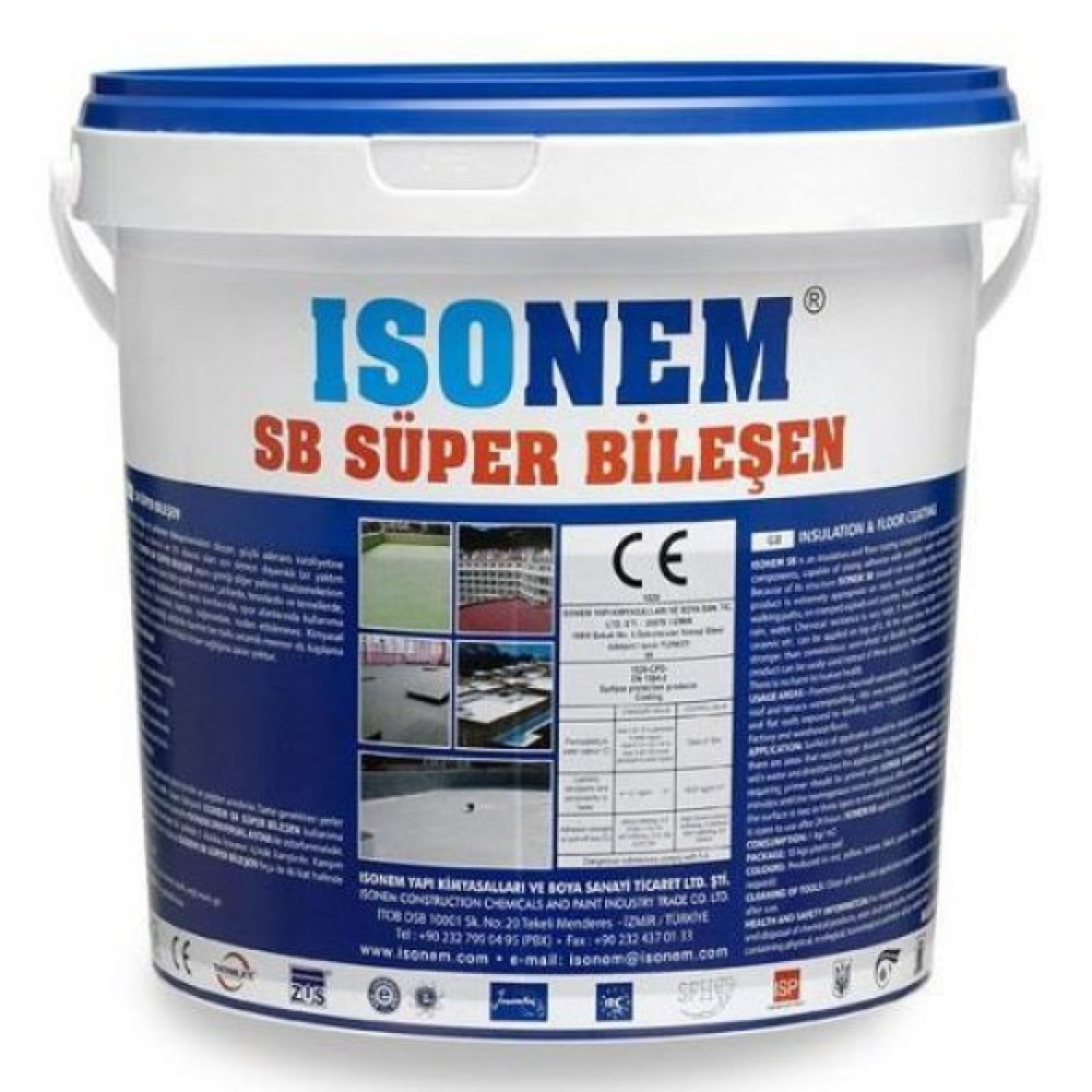 Isonem Sb Super Bilesen Su Yalitim Boyasi 10 Kg Boyalar Fiyatı