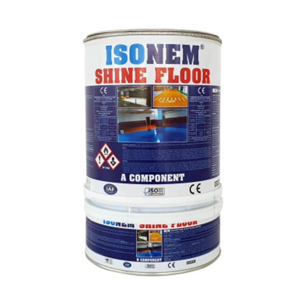 İsonem Shine Floor 2,25 kg Beyaz Fayans Boyası A-B Bileşen Boya Malzemeleri Fiyatı