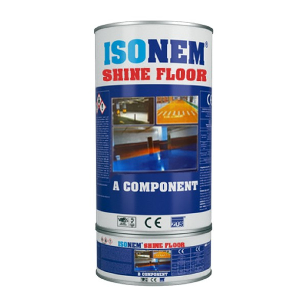İsonem Shine Floor 4,5 kg Beyaz Fayans Boyası A-B Bileşen Boya Malzemeleri Fiyatı