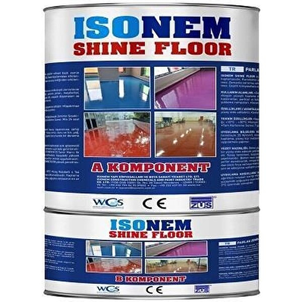 Isonem Shine Floor Parlak Zemin Kaplama 4.5 kg İç Cephe Duvar Boyası Fiyatı