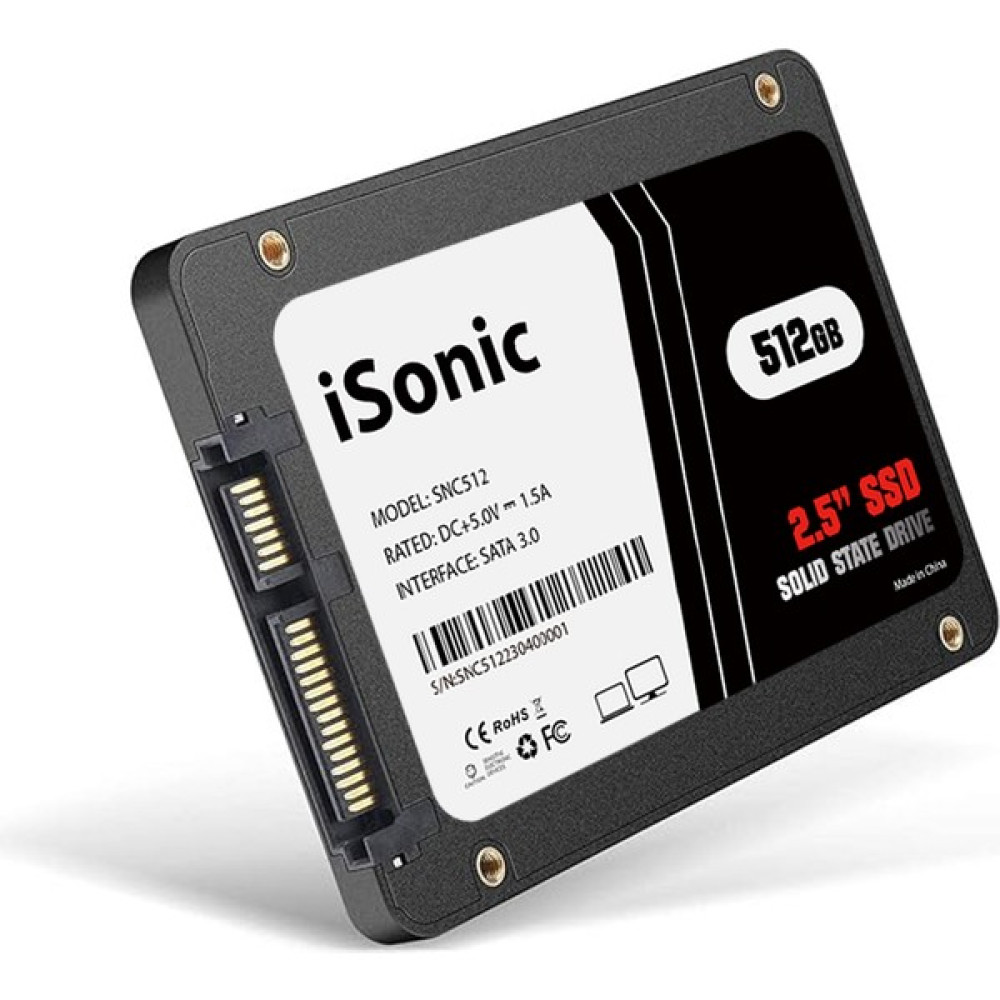 iSonic 512GB 550MB-480MB/S 2.5" Sata3 SSD (SNC512) SSD / Solid State Drive Fiyatı