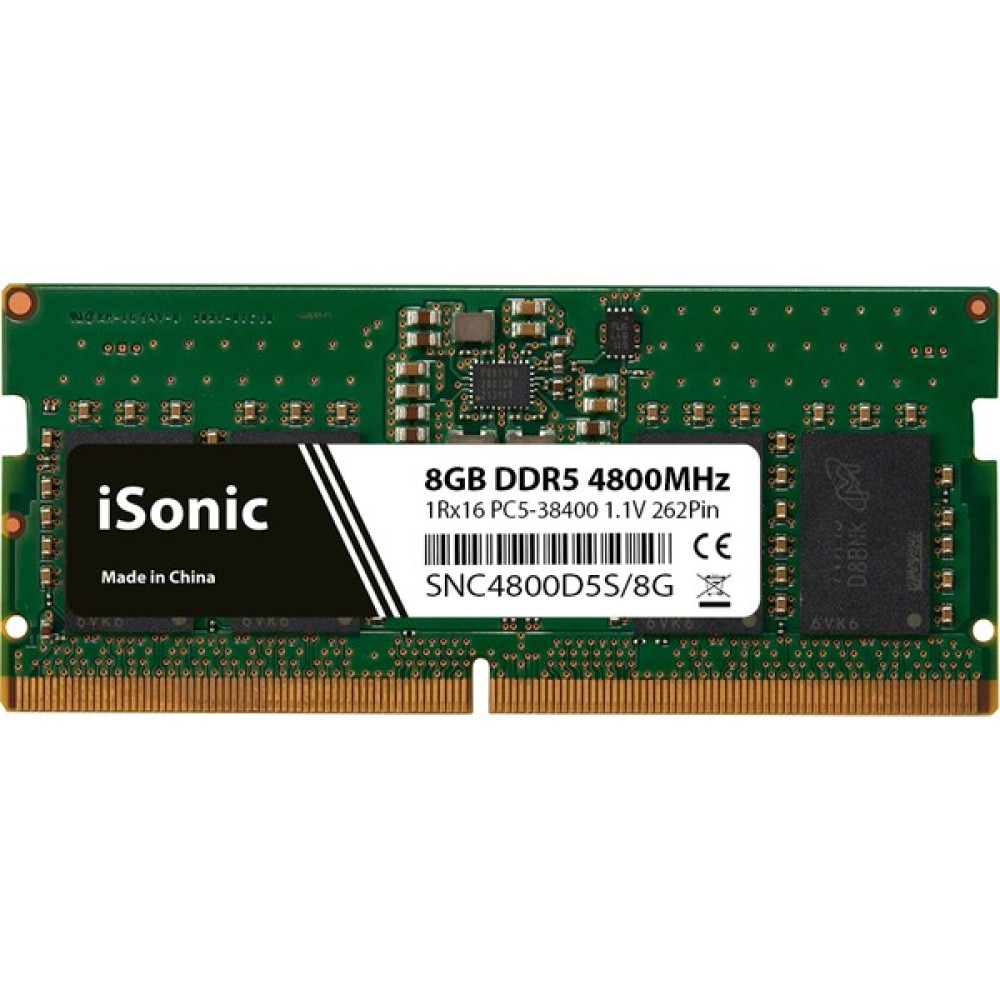 iSonic 8gb Ddr5 4800MHZ PC5-38400 CL40 Notebook Ram Bellek SNC4800D5S/8G RAM Bellekler Fiyatı