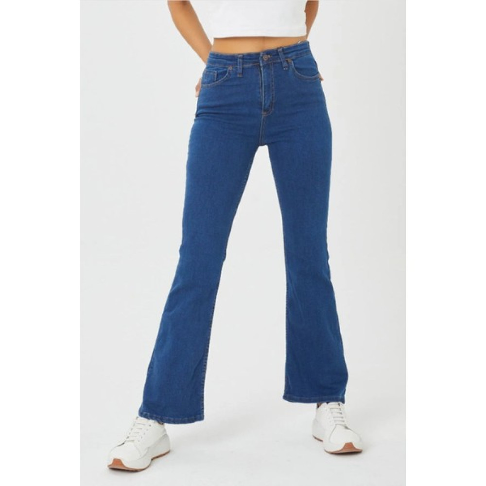 Ispanyol Paça Şık Kesim Kot Pantalon Bayan Jeans / Kot Pantolon Fiyatı