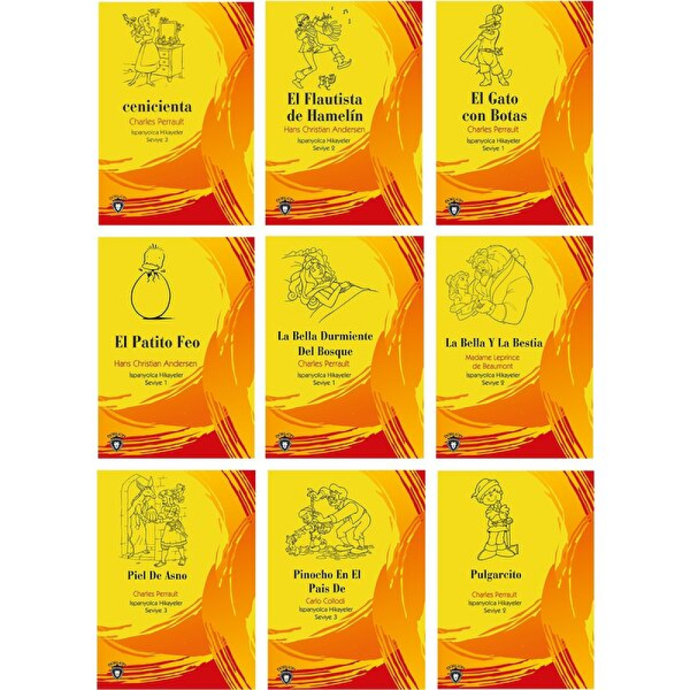 Ispanyolca Hikayeler 9 Kitap Yabancı Dil Öğretici Kitaplar ve Eğitim Setleri Fiyatı