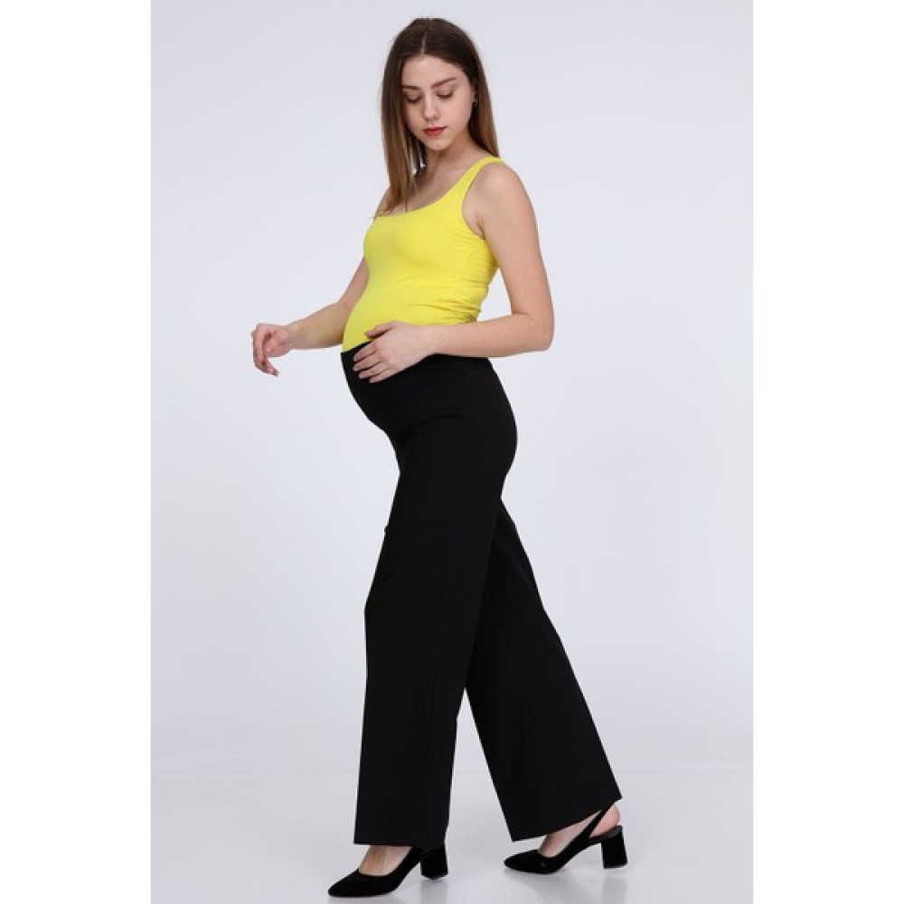 Işşıl Hamile Bol Paça Kumaş Pantolon Siyah-2xl Kadın Pantolon Fiyatı