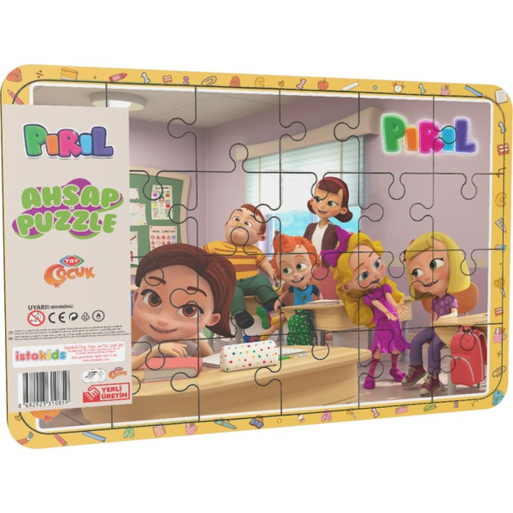 İsta Kids TRT Çocuk Pırıl Ahşap Puzzle 24 Parça Oto Boyaları Fiyatı