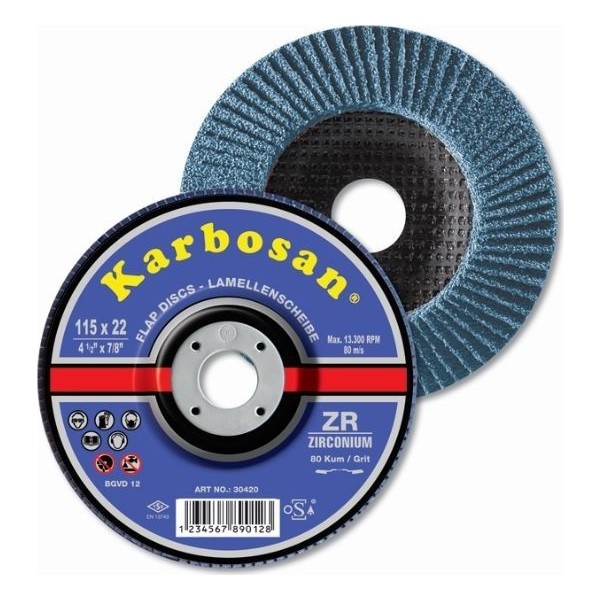 İstanbul e-Hırdavat Karbosan Flap Disk Zirkonyum 115X22 mm 1 Adet 80 Kum SSD / Solid State Drive Fiyatı