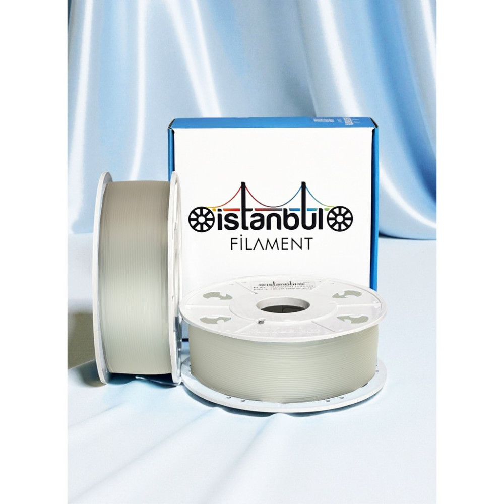 İstanbul Filament 3D Baskı Abs Filament Şeffaf Naturel 1 kg Ø 1,75MM ± 0,05 mm Bambu Lab Uyumlu Filament Fiyatı