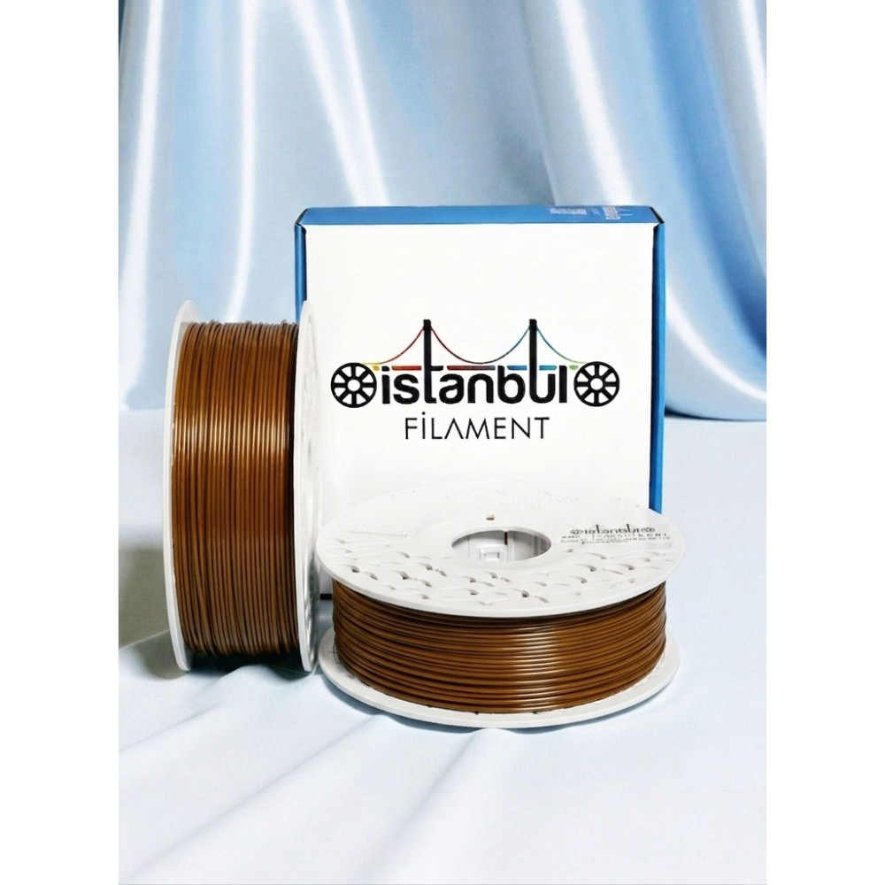 İstanbul Filament 3D Baskı Asa Filament Kahverengi 1 kg Ø 1,75MM ± 0,05 mm Bambu Lab Uyumlu Filament Fiyatı