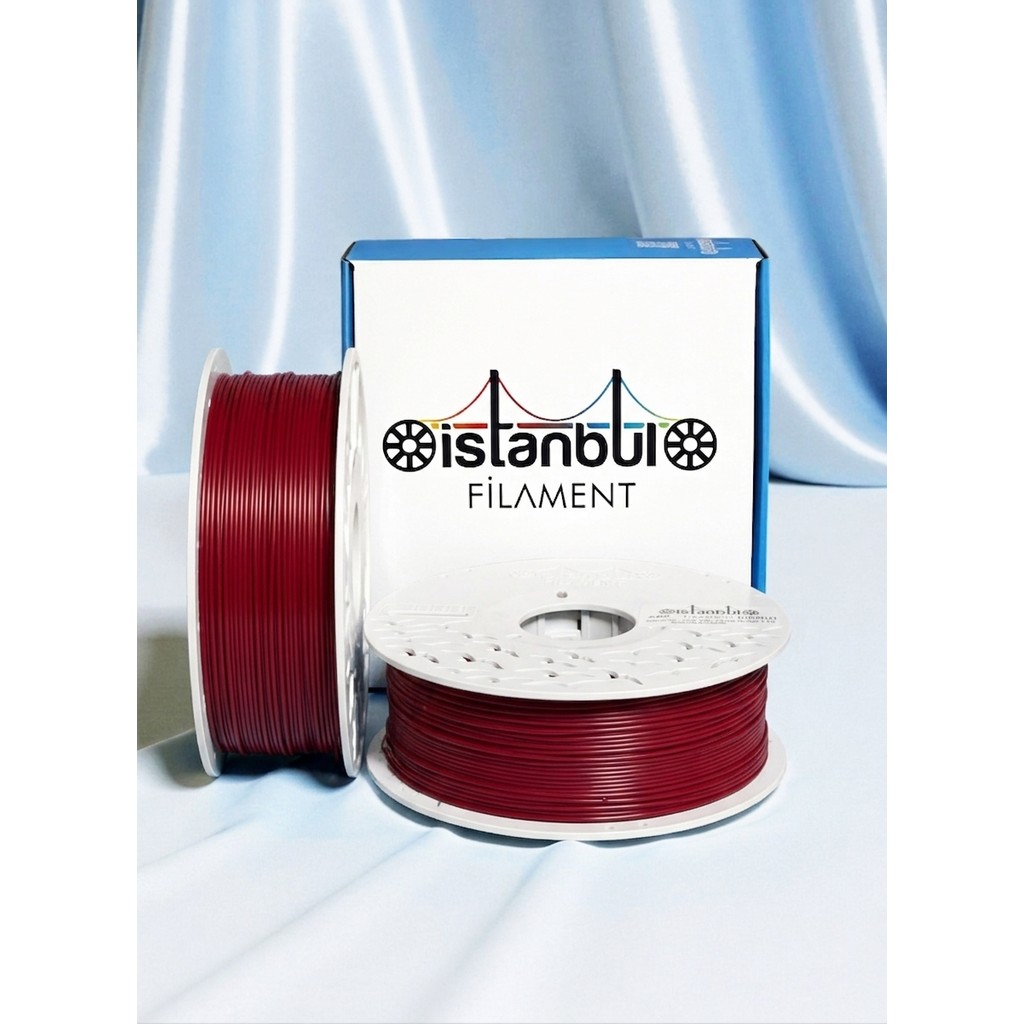 İstanbul Filament 3D Baskı Asa Filament Kırmızı 1 kg Ø 1,75MM ± 0,05 mm Bambu Lab Uyumlu - Renk Diğer Fiyatı