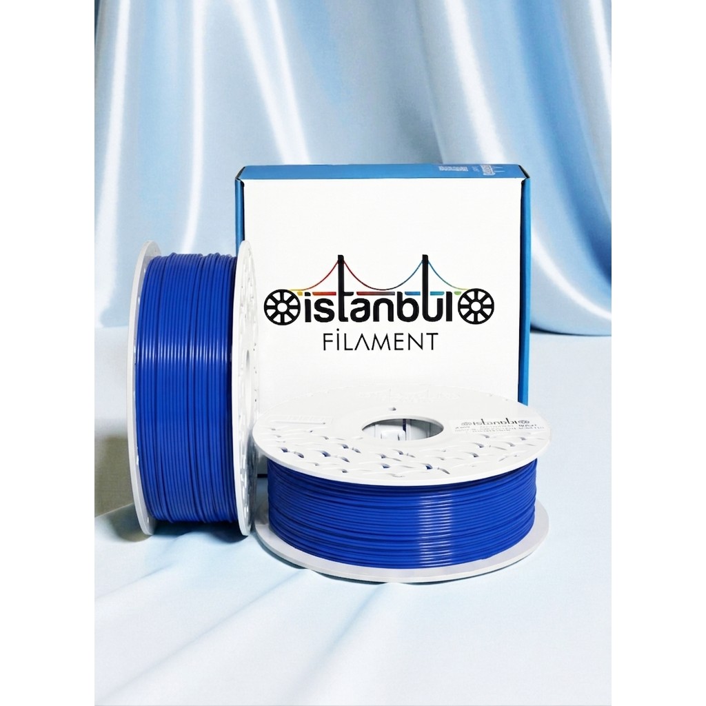 İstanbul Filament 3D Baskı Asa Filament Mavi 1 kg Ø 1,75MM ± 0,05 mm Bambu Lab Uyumlu Filament Fiyatı