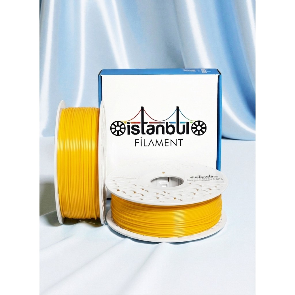 İstanbul Filament 3D Baskı Asa Filament Sarı 1 kg Ø 1,75MM ± 0,05 mm Bambu Lab Uyumlu Diğer Fiyatı