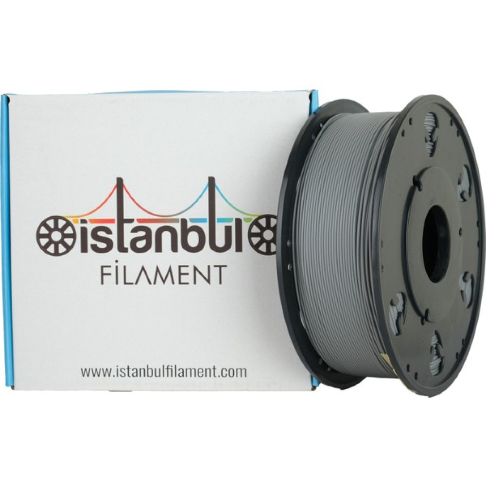 İstanbul Filament Pla+ Gri-Gray 1 kg Ø 1,75MM ± 0,05 mm - Gri Filament Fiyatı