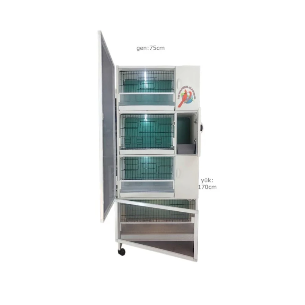 Istanbul Kafes Model 01Ys Pvc Kus Dolabı (Kurulu Gonderım) Evcil Hayvan Ürünleri Fiyatı