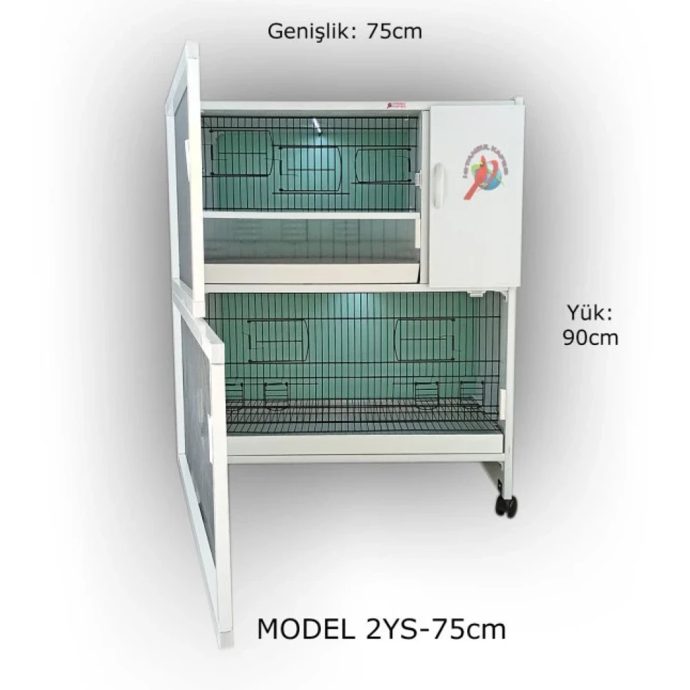 Istanbul Kafes Model 02Ys Pvc Kus Dolabı (Kurulu Gonderım) Evcil Hayvan Ürünleri Fiyatı