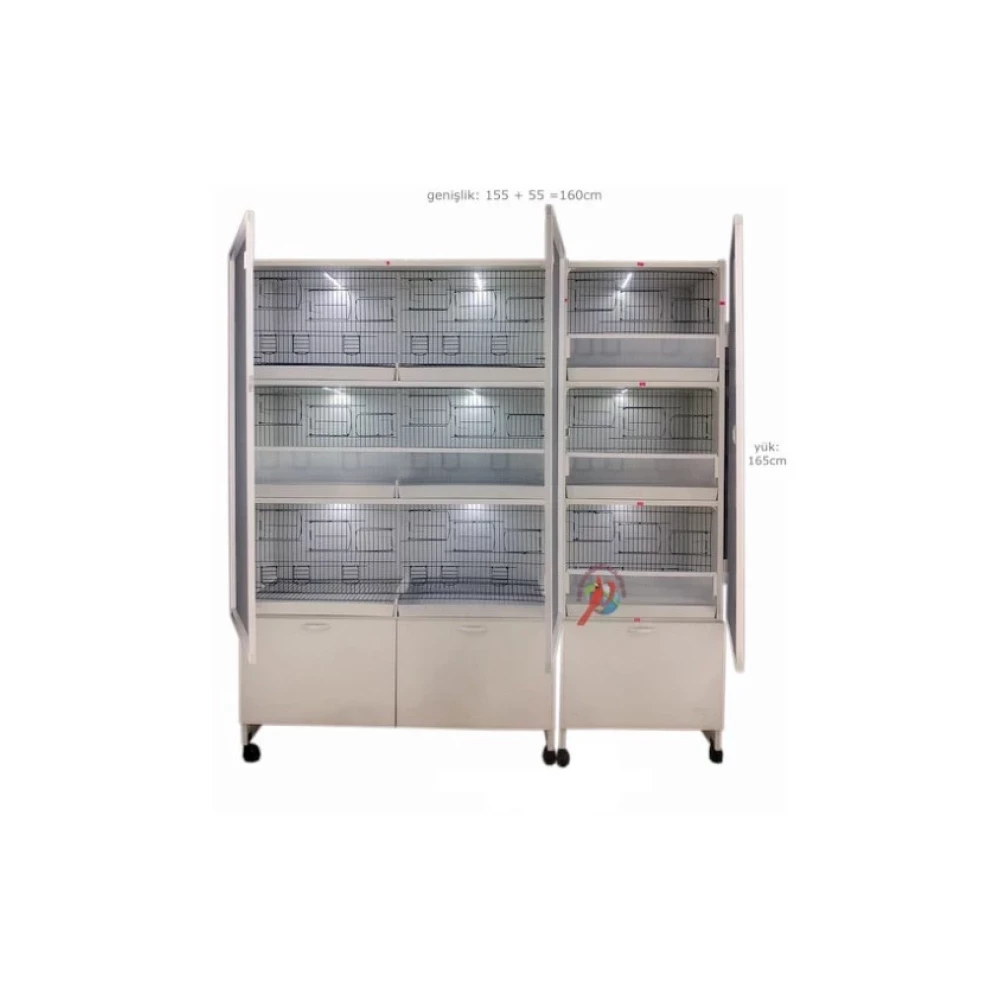Istanbul Kafes Model 9D Pvc Kus Dolabi. ( Kurulu Gonderım.) Evcil Hayvan Ürünleri Fiyatı
