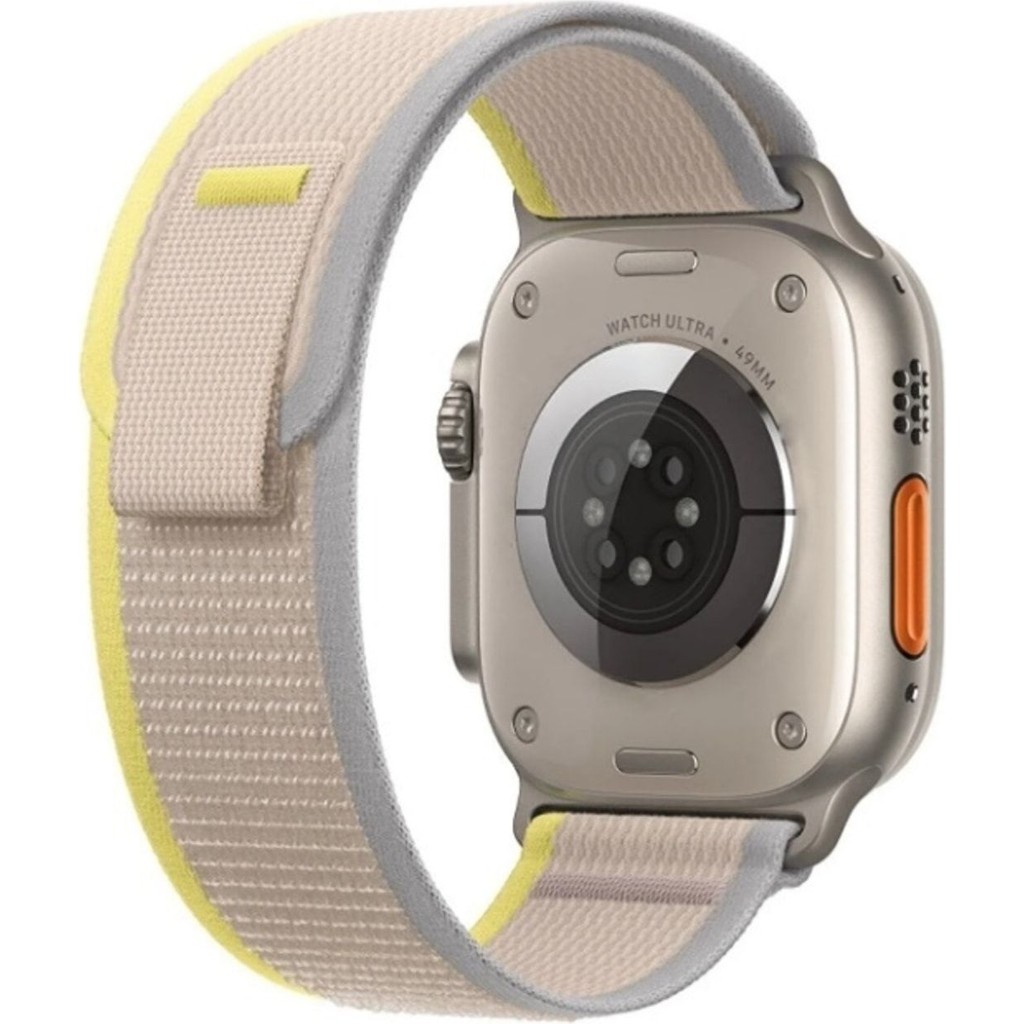 İstanbul Teknoloji Apple Watch Uyumlu 42-44-45-49MM 1/2/3/4/5/6/se/7/8/ultra Alpine Loop Kordon - Beyaz - Sarı Akıllı Saat Aksesuarı Fiyatı