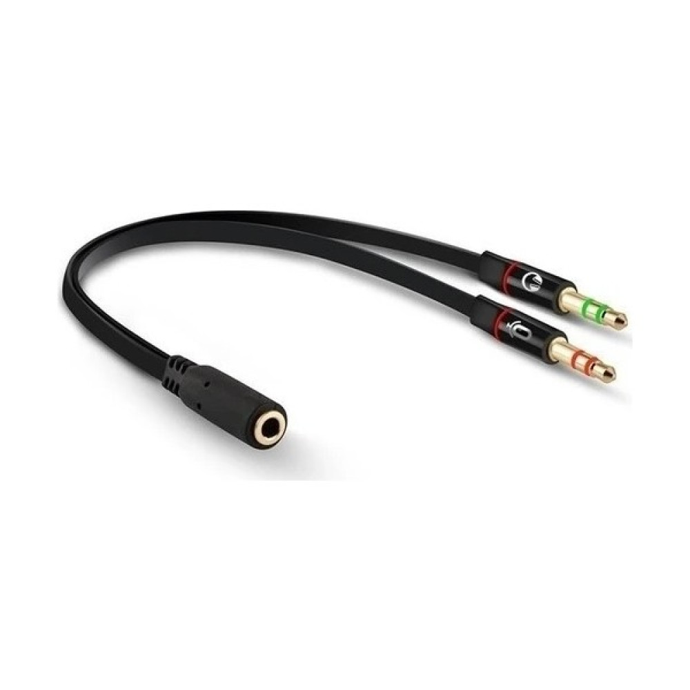 İstanbul Teknoloji Kulaklık Mikrofon Ayırıcı Splitter Kablo 2x3.5 mm Yüksek Kalite Stereo Kablo - Siyah Bilgisayar Çevirici ve Adaptörü Fiyatı