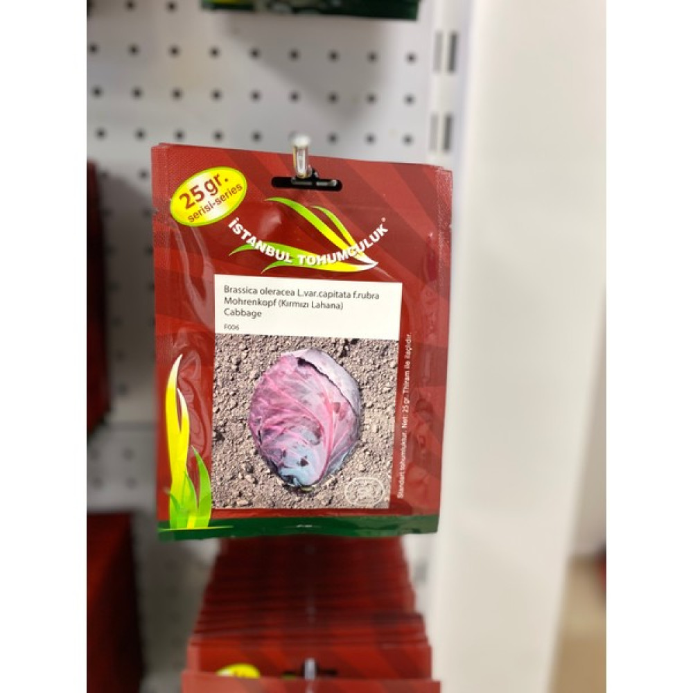 İstanbul Tohumculuk Kırmızı Lahana Mohrenkopf Cabbage (Braassica Oleracea L.var Capitata F.rubra) - 25 gr Oto Boyaları Fiyatı