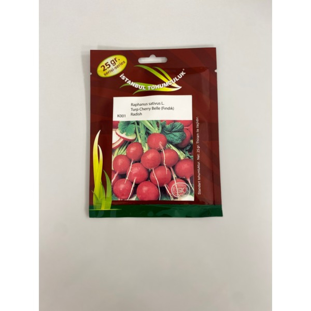 İstanbul Tohumculuk Turp Cherry Belle (Fındık) Radish (Raphanus Sativus L.) - 25 gr Oto Boyaları Fiyatı
