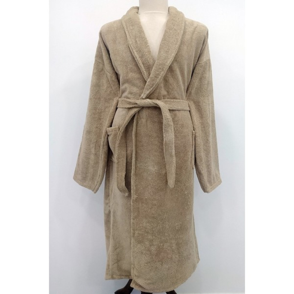 İstanbul Towel Gentle Büyük Beden Bornoz - Kahverengi - 4XL Bornoz Fiyatı