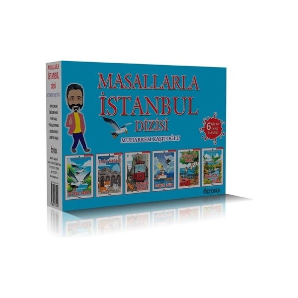 İstanbul'u Okuyorum Masallarla İstanbul Dizisi (Kutulu / 6 Kitap / Test İlaveli) - Muharrem Kaşıtoğlu Çocuk Öykü Fiyatı