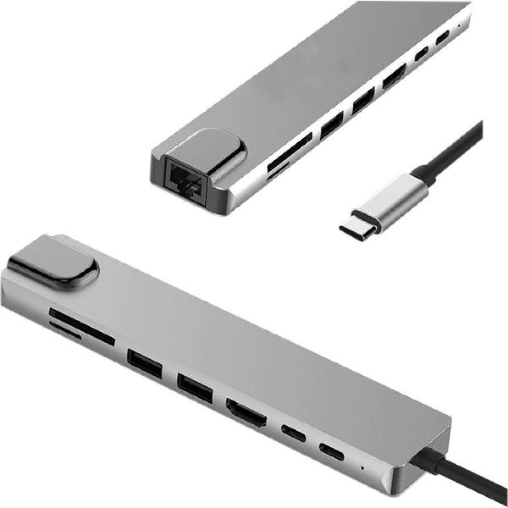 İstatek FC10 Macbook Uyumlu Type-C To 4K HDMI Tv Projeksiyon Ultra Hd 1080P 2* Type-C 2* USB 3.0 1000 Mbps Gigabit Ethernet Lan 2* Sd 8ın1 Çevirici... Bilgisayar Çevirici ve Adaptörü Fiyatı