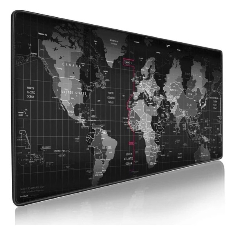 İstatek Xxl Oyuncu Mousepad Dikişli 90 x 40 cm Dünya Desen Kaymaz Taban Mouse Pad Fiyatı