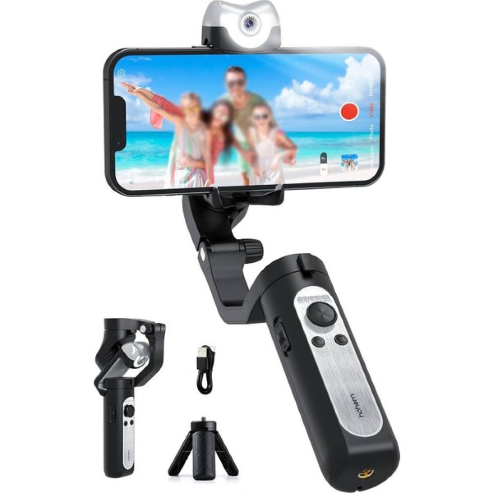 Isteady Vs2 3 Eksenli El Tipi Aı Yapay Zeka Görüş Sensörlü Gimbal Stabilizatör - Siyah Dijital Kamera Aksesuarları Fiyatı