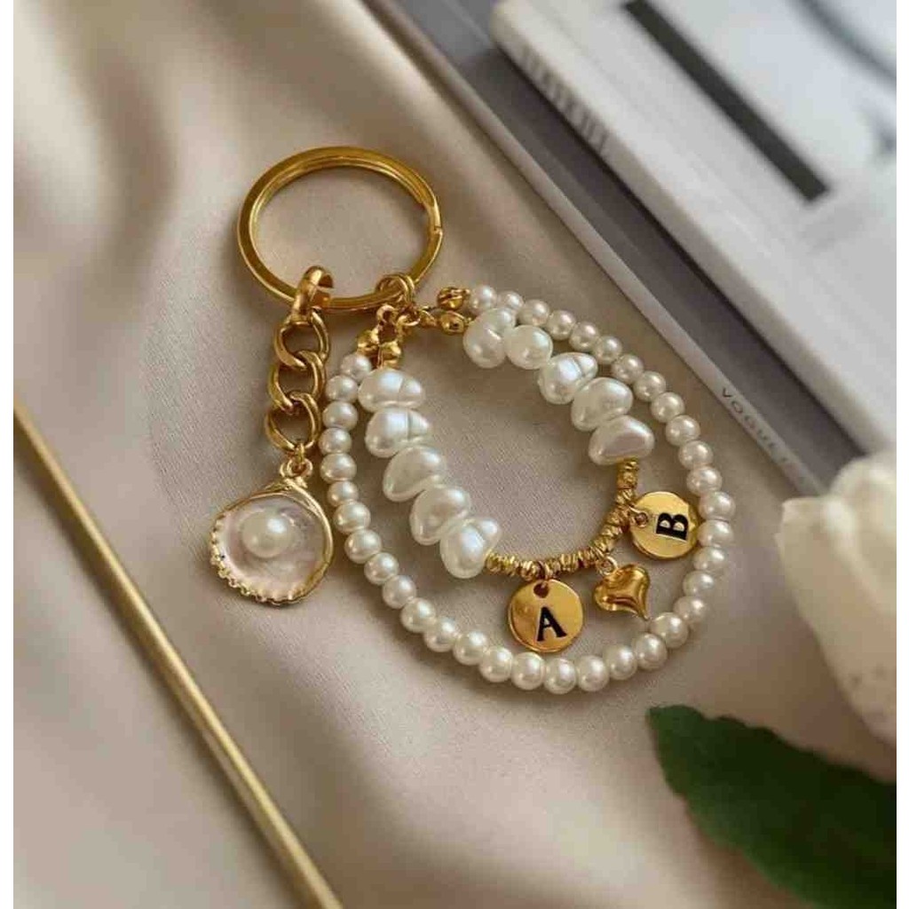 Istiridye Charm Ikı Harf Anahtarlık Anahtarlık Fiyatı