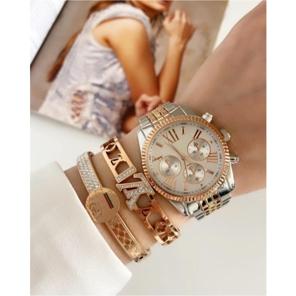 İstliv Bayan Çelik Yeni Rolex Model Kol Saati [bileklik Fiyata Dahil Değildir.) Kol Saatleri Fiyatı