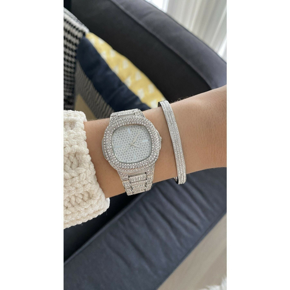 İSTLİV Yeni Model Swarovski Taşlı Çelik Kol Saati Saat Fiyatı