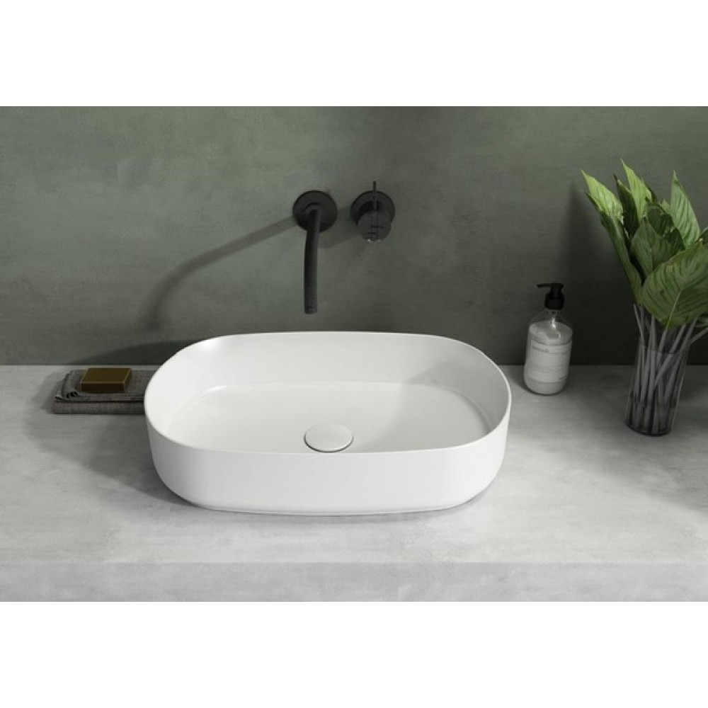 İsvea Infinity Tezgah Üstü Lavabo 55 cm Beyaz 10NF65055 Lavabo Fiyatı
