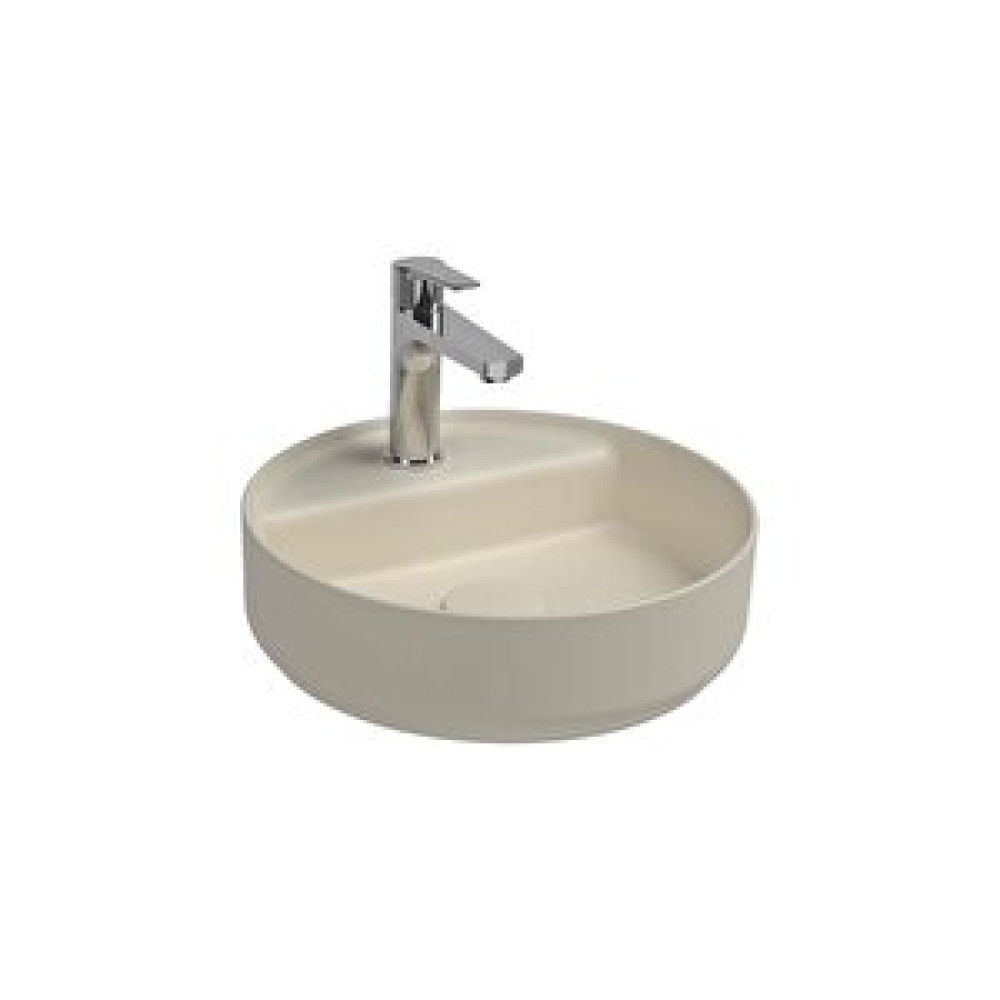 İsvea Isvea Infinity Batarya Delikli Tezgah Üzeri Lavabo 42cm Fil Dişi Lavabo Fiyatı