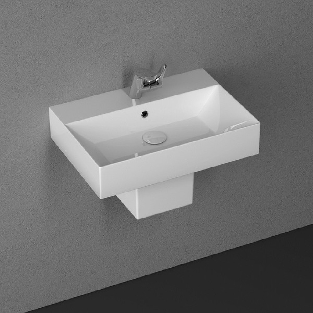 Isvea Sistema Z Frame 50x42 cm Lavabo ve Yarım Ayak Seti Lavabo Fiyatı