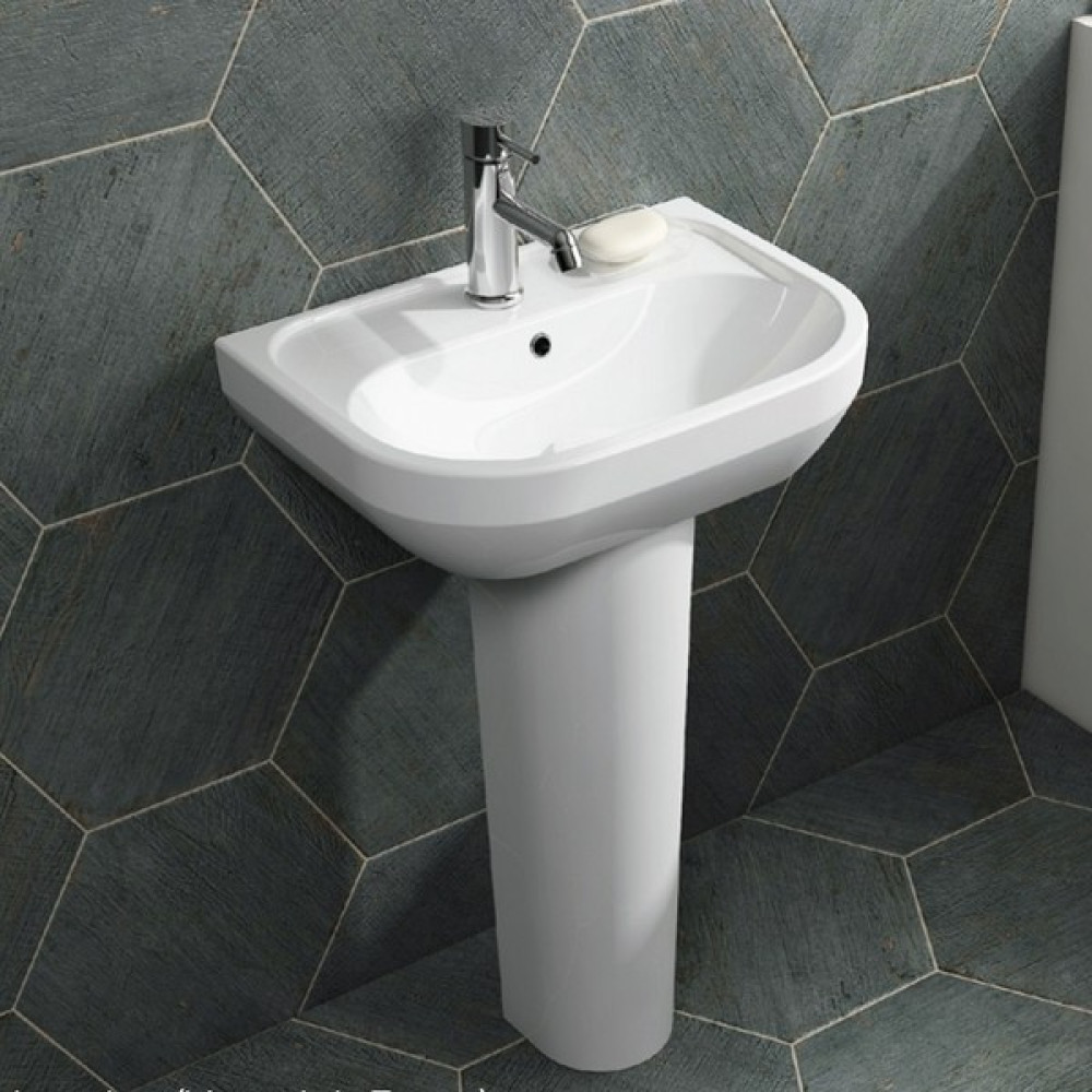 Isvea Tam Ayaklı Lavabo Takımı 56x40 cm Lavabo Fiyatı