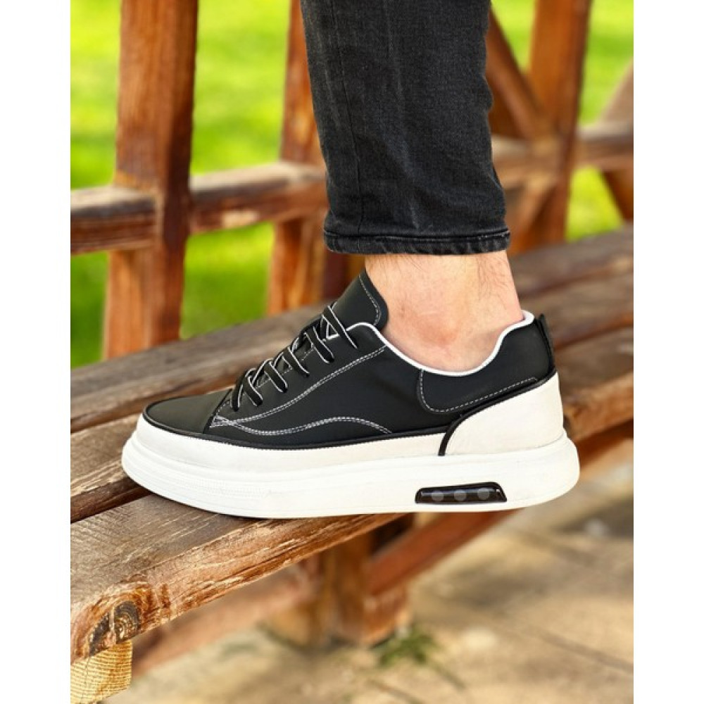 Itallano 0129 Deri Siyah Erkek Sneaker Ayakkabı Erkek Ayakkabıları Fiyatı