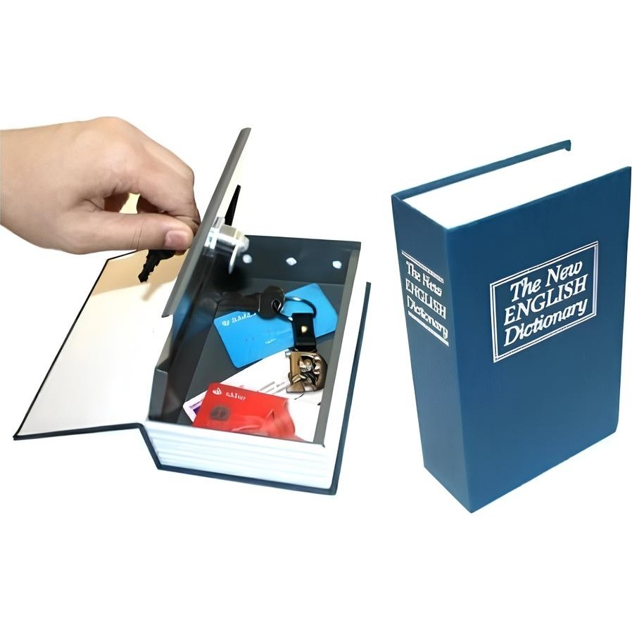 İtc Store Kitap Şeklinde Mini Boy Kilitli Kasa Kumbara - Beyaz Kumbara Fiyatı