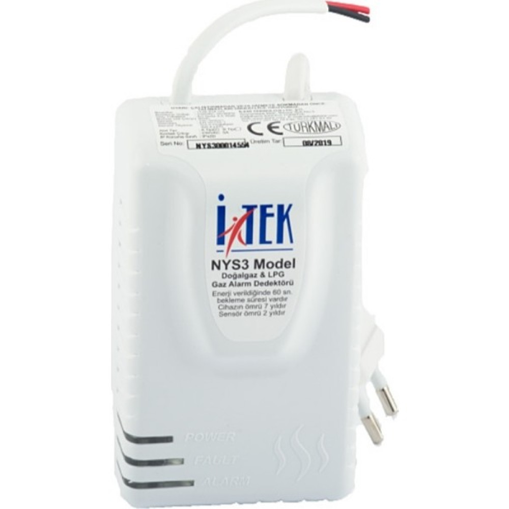 Itek Fxd Nys (Lng Lpg) Dedektörlü Gaz Alarm Cihazı Güvenlik Sistemleri & Aksesuarları Fiyatı