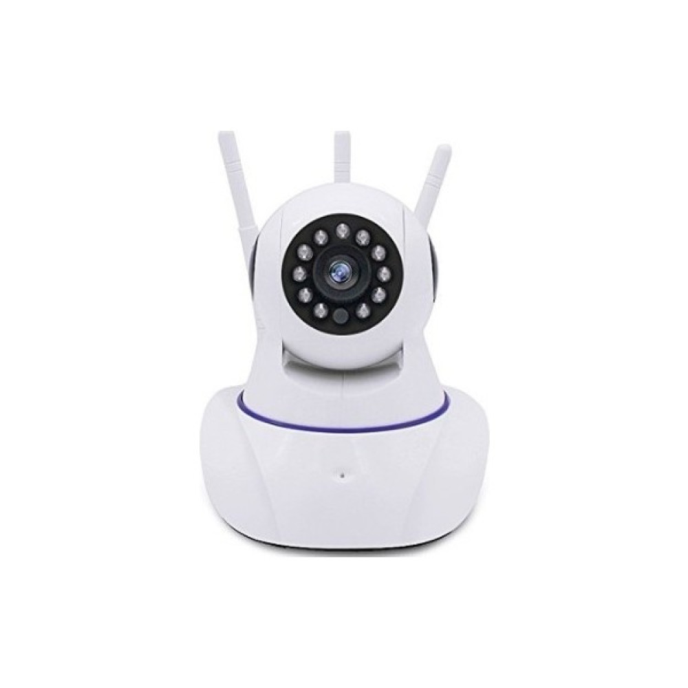 İthalcim Hd 360 Derece Wifi Ip Kamera Gece Görüş 3 Antenli Güvenlik ve Bebek Izleme Kamerası Bebek Kamerası Fiyatı