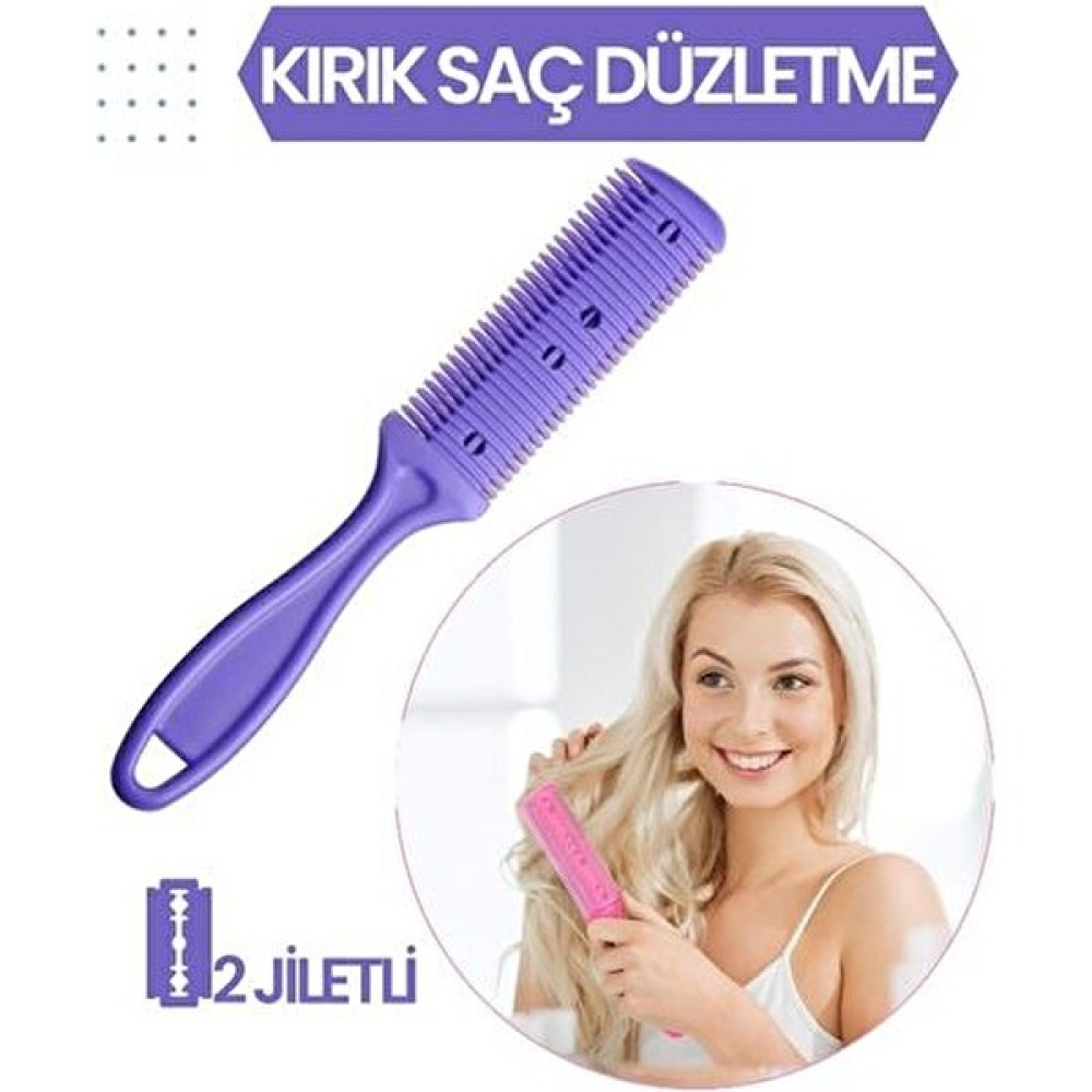 İthalnet Transformacion 2 Jiletli Kırık Saç Düzeltme Inceltme Tarağı 716867 Saç Fırçası ve Tarağı Fiyatı