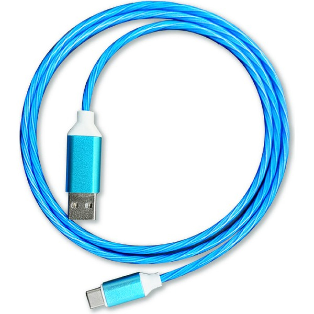 Ithink Kablo Işıklı Type-C K80C - Mavi Cep Telefonu Şarj Cihazı Fiyatı