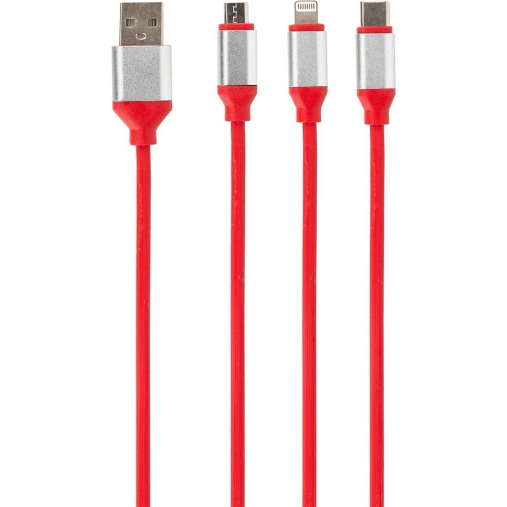 Ithink Sılver Kablo Çoklu Şarj 3in1 - Kırmızı Cep Telefonu Şarj Cihazı Fiyatı