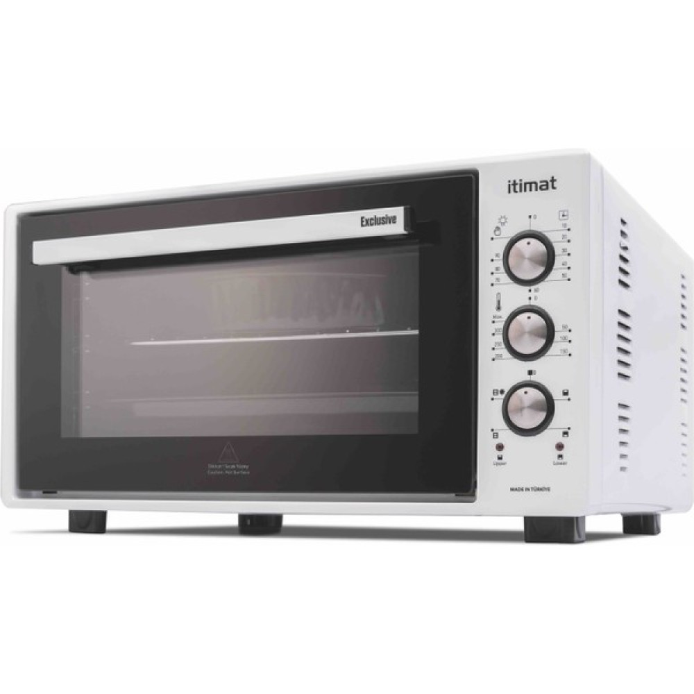 Itimat 8031 Beyaz 50LT Exclusive Serisi Köşeli Fırın Mini / Midi Fırınlar Fiyatı