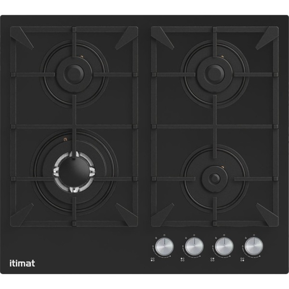Itimat OCW-K-4000 Wok Bekli Döküm Izgaralı Ankastre Cam Ocak - Siyah Ocaklar Fiyatı