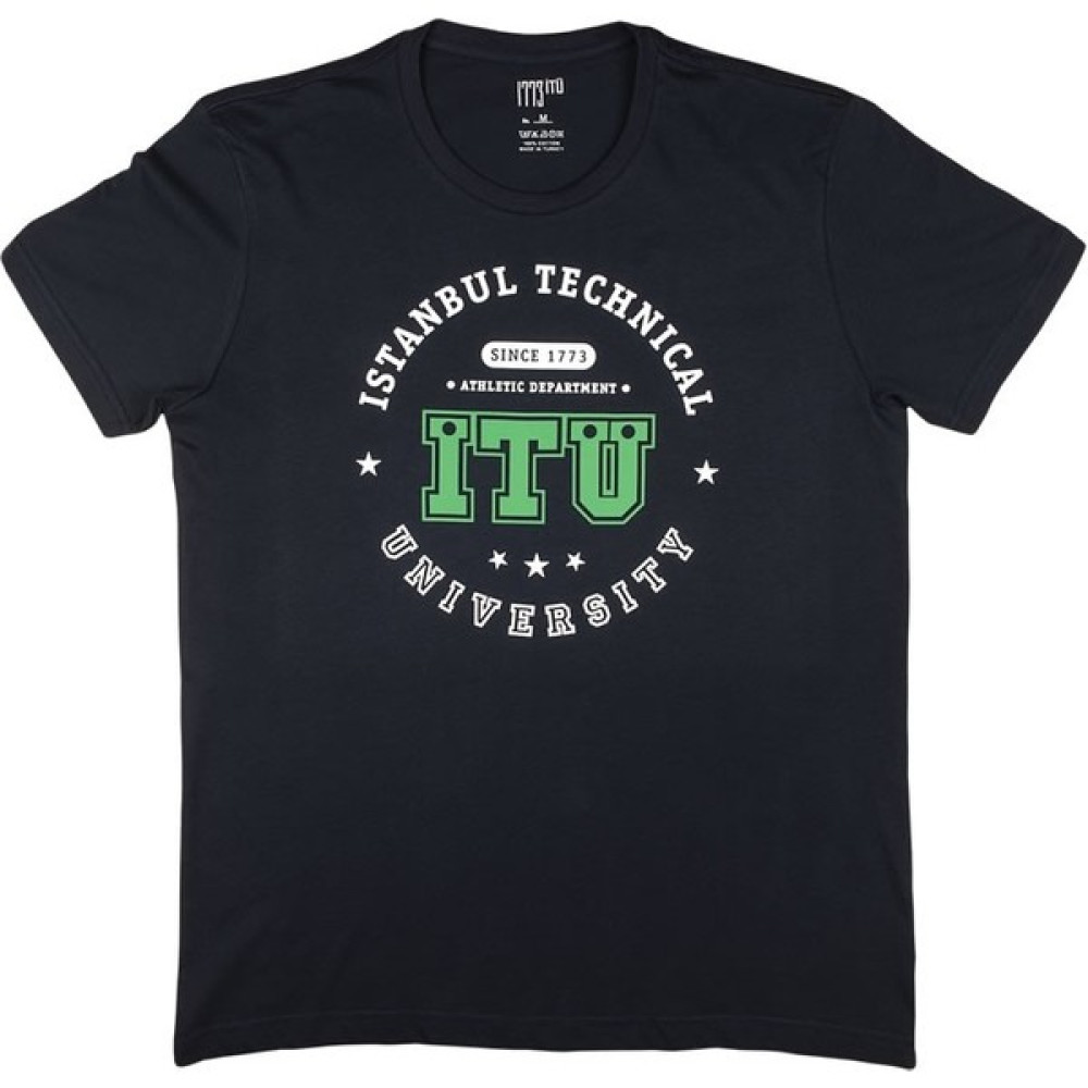 İTÜ Vakfı İTÜ Tişört Spor Erkek Lacivert / Yeşil Erkek T-shirt Fiyatı